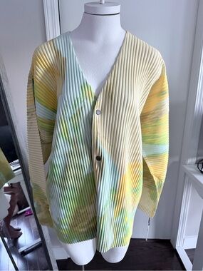 Homme Plisse Issey Miyake cardigan
